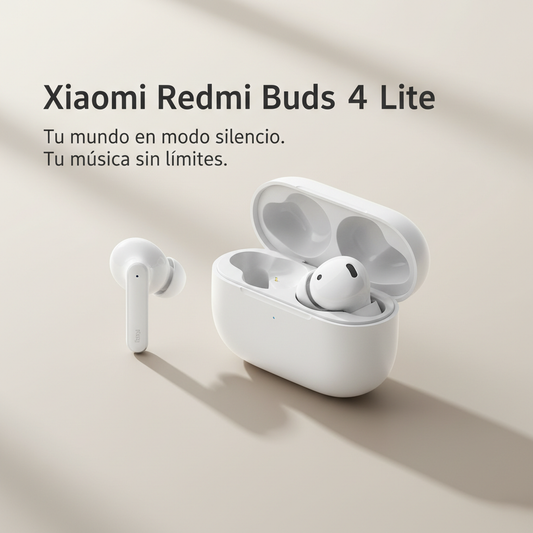 Audifonos Xiaomi Redmi Buds 4 Lite / Escucha lo que importa. Ignora el resto.
